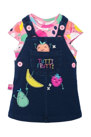 Jurk en T-shirt - Blauw
