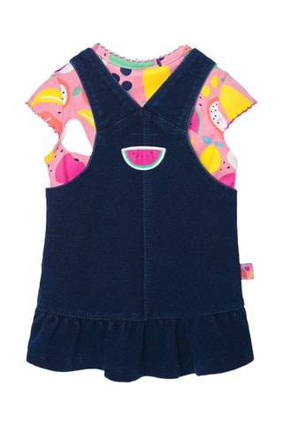 Jurk en T-shirt - Blauw