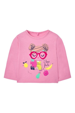 T-shirt en Broek  - Blauw en roze