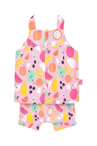 Hemd en Short - Roze en multicolor