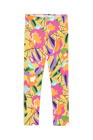 Legging  - Geel en multicolor