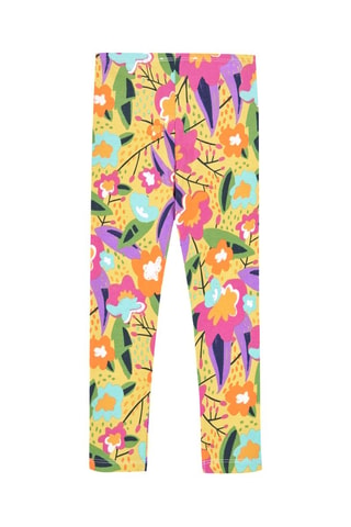 Legging  - Geel en multicolor