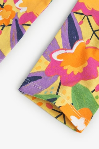 Legging  - Geel en multicolor