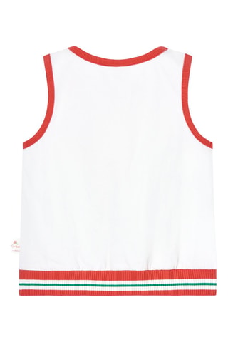 Mouwloos T-shirt  - Wit