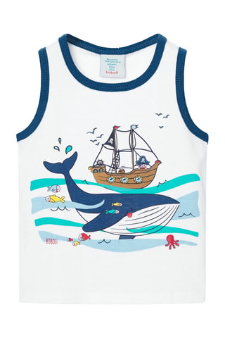 Hemd  - Wit en blauw
