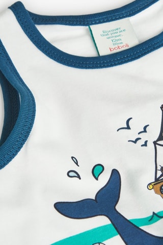 Hemd  - Wit en blauw