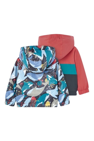 Dubbelzijdige Parka met Capuchon - Multicolor