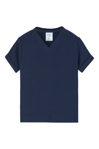 Top  - Marineblauw