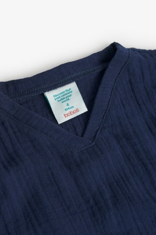 Top  - Marineblauw