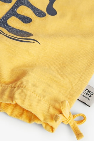 T-shirt  - Zwart en geel