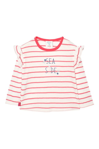 T-shirt  - Wit en rood
