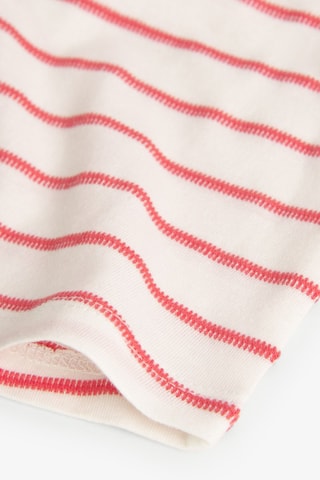 T-shirt  - Wit en rood