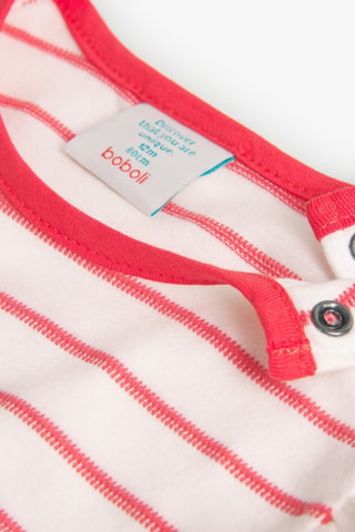 T-shirt  - Wit en rood