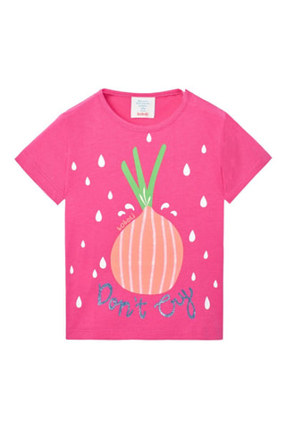T-shirt  - Roze