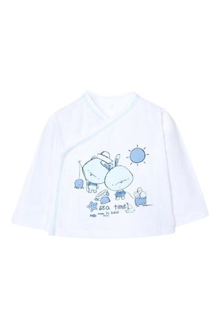 3-delige Set  - Wit en blauw