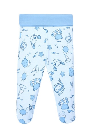 3-delige Set  - Wit en blauw