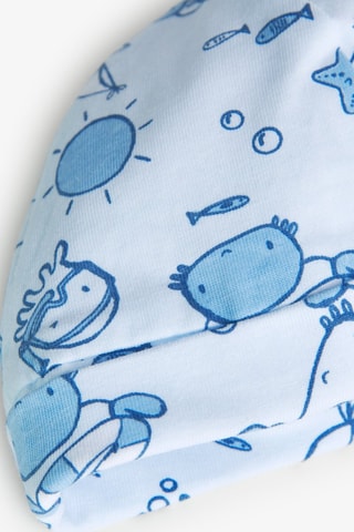 3-delige Set  - Wit en blauw
