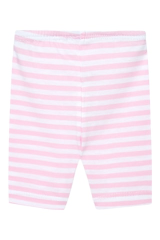 T-shirt en Wielrenbroekje - Wit en roze