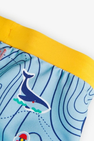 Zwemshort - Blauw en geel