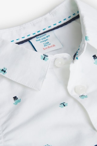 Overhemd  - Wit en blauw