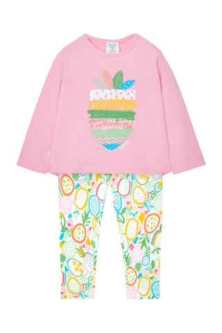 T-shirt en Broek - Roze
