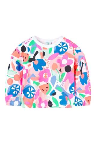 Sweater  - Wit en multicolor