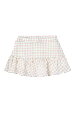 Rok met Ruches - Groen en roze
