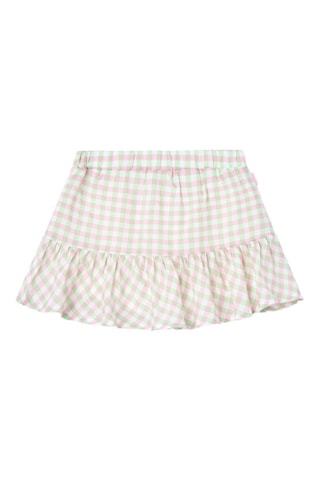 Rok met Ruches - Groen en roze