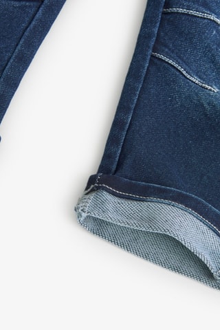 Jeans - Blauw en oranje