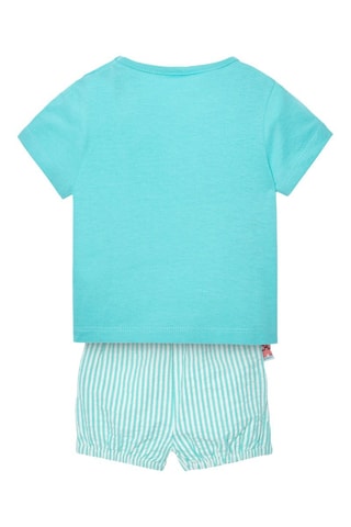T-shirt en Short - Wit en blauw