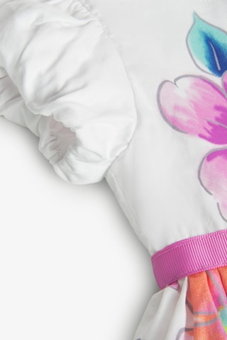 Jurk  - Wit en multicolor