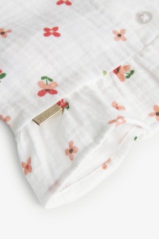 Mouwloze Top  - Wit en rood