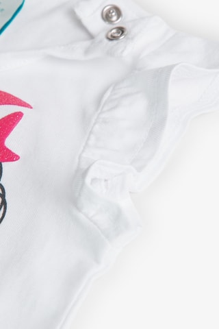 T-shirt  - Wit en multicolor