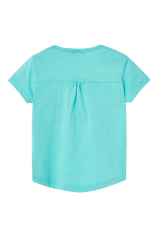 T-shirt  - Zeegroen