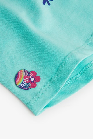 T-shirt  - Zeegroen