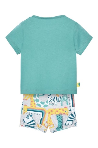 T-shirt en Short  - Wit en groen