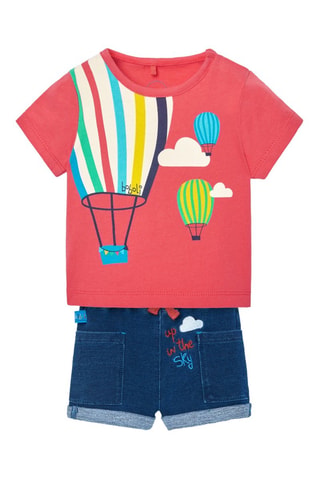 T-shirt en Short  - Rood