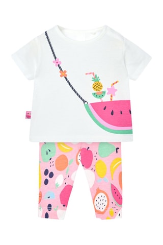 T-shirt en Broek  - Wit