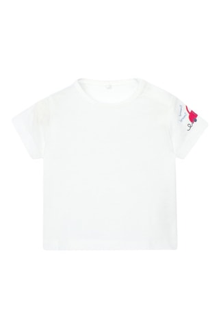 T-shirt en Tuinshort  - Wit