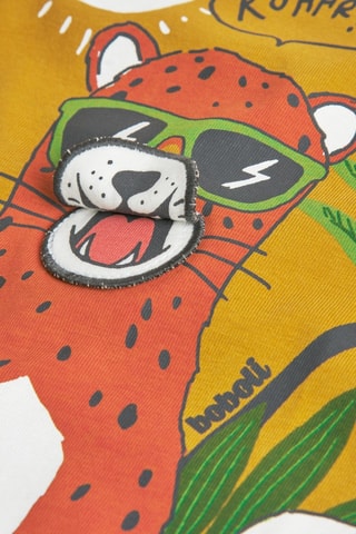 T-shirt  - Mosterdgeel