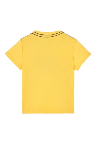 T-shirt  - Geel en multicolor