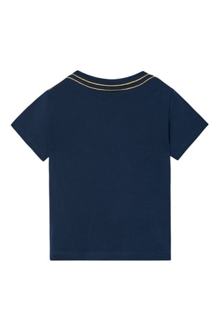 T-shirt  - Marineblauw