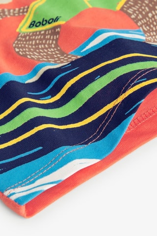 T-shirt  - Oranje en multicolor