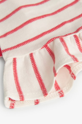 Mouwloze Top  - Wit en roze