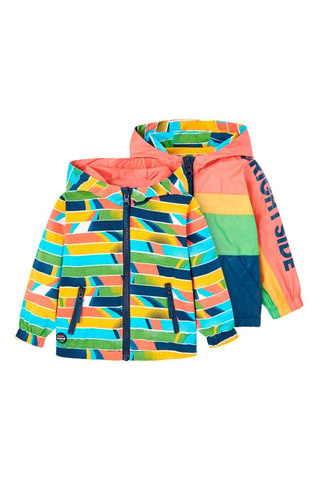 Dubbelzijdige Parka met Capuchon - Multicolor