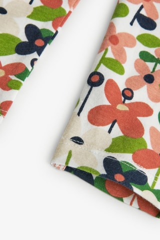 Legging  - Wit en multicolor