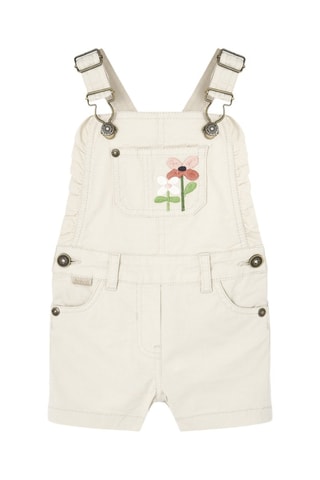 Mouwloze Tuinbroek  - Beige