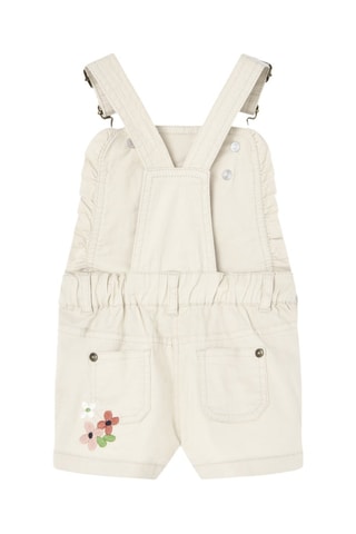 Mouwloze Tuinbroek  - Beige