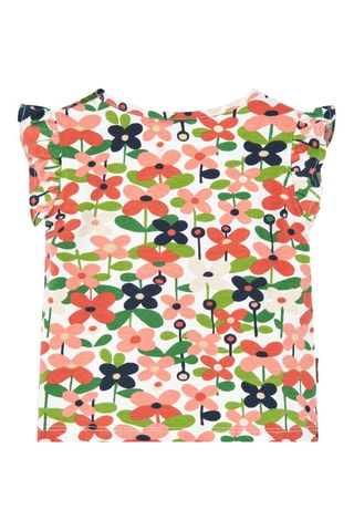 T-shirt  - Wit en multicolor
