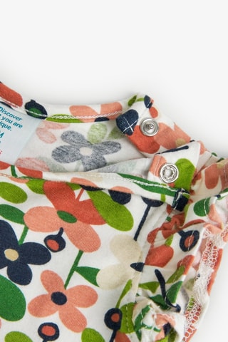T-shirt  - Wit en multicolor